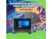 REPARACIÓN DE BISAGRA PARA NOTEBOOK HP CI3 15-DA2018LA
