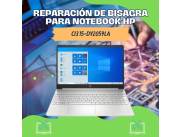 REPARACIÓN DE BISAGRA PARA NOTEBOOK HP CI3 15-DY2059LA
