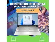 REPARACIÓN DE BISAGRA PARA NOTEBOOK HP CI3 15-DY2061LA