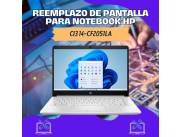 REEMPLAZO DE PANTALLA PARA NOTEBOOK HP CI3 14-CF2051LA