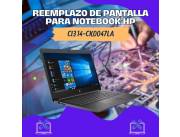 REEMPLAZO DE PANTALLA PARA NOTEBOOK HP CI3 14-CK0047LA