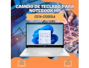 CAMBIO DE TECLADO PARA NOTEBOOK HP CI3 14-CF2051LA