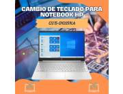 CAMBIO DE TECLADO PARA NOTEBOOK HP CI3 15-DY2059LA