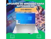 UPGRADE DE WINDOWS PARA NOTEBOOK HP CI3 13-BB0501LA