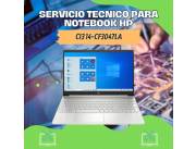 SERVICIO TECNICO PARA NOTEBOOK HP CI3 14-CF3047LA