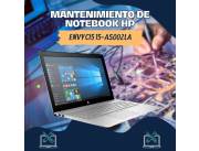 MANTENIMIENTO DE NOTEBOOK HP ENVY CI5 15-AS002LA