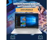 MANTENIMIENTO DE NOTEBOOK HP CI5 15-DY2054LA