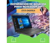 REPARACIÓN DE BISAGRA PARA NOTEBOOK HP CI5 15-DA0010LA