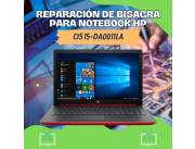 REPARACIÓN DE BISAGRA PARA NOTEBOOK HP CI5 15-DA0011LA