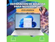 REPARACIÓN DE BISAGRA PARA NOTEBOOK HP CI5 15-DY2052LA