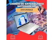 CAMBIO DE BATERÍA PARA NOTEBOOK HP CI5 15-DY2504LA