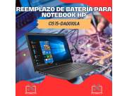 REEMPLAZO DE BATERÍA PARA NOTEBOOK HP CI5 15-DA0010LA