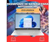 REEMPLAZO DE BATERÍA PARA NOTEBOOK HP CI5 15-DY2052LA