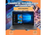 CAMBIO DE TECLADO PARA NOTEBOOK HP CI5 15-DA2019LA