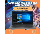 CAMBIO DE TECLADO PARA NOTEBOOK HP CI5 15-DA2020LA