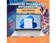CAMBIO DE TECLADO PARA NOTEBOOK HP CI5 15-DY2052LA