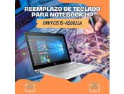 REEMPLAZO DE TECLADO PARA NOTEBOOK HP ENVY CI5 15-AS002LA