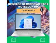 UPGRADE DE WINDOWS PARA NOTEBOOK HP CI5 15-DY2052LA