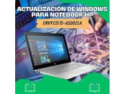 ACTUALIZACIÓN DE WINDOWS PARA NOTEBOOK HP ENVY CI5 15-AS002LA