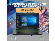 DOWNGRADE DE WINDOWS PARA NOTEBOOK HP I5 15-DK0056WM