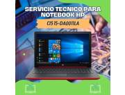 SERVICIO TECNICO PARA NOTEBOOK HP CI5 15-DA0011LA