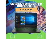 SERVICIO TECNICO PARA NOTEBOOK HP I5 15-DK0056WM