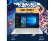 MANTENIMIENTO DE NOTEBOOK HP CI7 15-CS3010LA