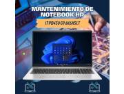 MANTENIMIENTO DE NOTEBOOK HP I7 PB450 G9 6K6X5LT