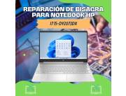 REPARACIÓN DE BISAGRA PARA NOTEBOOK HP I7 15-DY2073DX