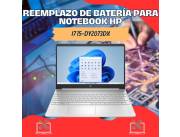 REEMPLAZO DE BATERÍA PARA NOTEBOOK HP I7 15-DY2073DX