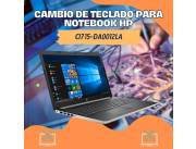 CAMBIO DE TECLADO PARA NOTEBOOK HP CI7 15-DA0012LA