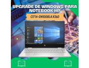 UPGRADE DE WINDOWS PARA NOTEBOOK HP CI7 14-DH1008LA X360