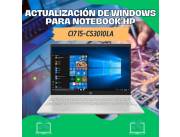 ACTUALIZACIÓN DE WINDOWS PARA NOTEBOOK HP CI7 15-CS3010LA
