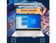MANTENIMIENTO DE NOTEBOOK HP AMD R3 14-DK1032WM