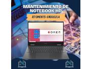 MANTENIMIENTO DE NOTEBOOK HP R7 OMEN 15-EN0002LA