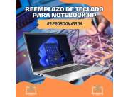 REEMPLAZO DE TECLADO PARA NOTEBOOK HP R5 PB 455 G8