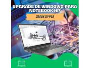 UPGRADE DE WINDOWS PARA NOTEBOOK HP ZBOOK CI9 PG8