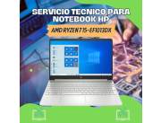 SERVICIO TECNICO PARA NOTEBOOK HP AMD RYZEN 7 15-EF1013DX