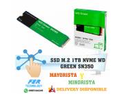 SSD M.2 1TB NVME WESTERN DIGITAL GREEN SN350