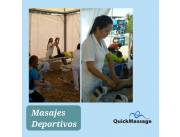 Masajes deportivos para eventos