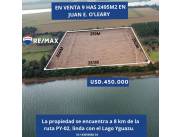 Oportunidad de inversión junto al lago Yguazú en el distrito Juan E. OLeary
