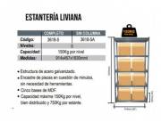 ESTANTE DE METAL LIVIANA 750 K (1,83 X 94 X 45 CM)