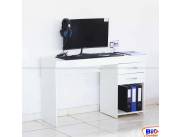 Mesa escritorio Office blanco 120 cm (2623)
