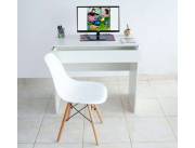 Mesa escritorio pequeño Mua blanco c/ mega cajón (5802)