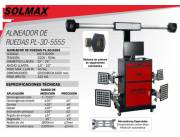 Alineador de ruedas PL-3D-5555 SOLMAX