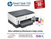Impresora Multifuncional HP Smart Tank 720. Adquirila en cuotas!