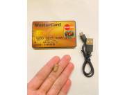 Mini Teléfono tipo Tarjeta de Crédito y Pinganillo
