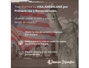 TRAMITES Y ASESORAMIENTO PARA VISA AMERICANA DE TURISMO PARA VIAJAR A USA EE.UU. USA