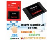 SSD 2TB SANDISK PLUS 2.5" SATA SSD 2TB SANDISK PLUS 2.5" SATA