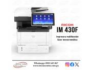 Impresora Multifunci贸n L谩ser Monocrom谩tica Ricoh IM 430F. Adquirila en cuotas! Impresora Multifunci贸n L谩ser Monocrom谩tica Ricoh IM 430F. Adquirila en cuotas!